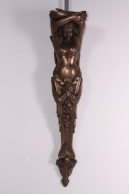 Lady Pilaster Bronzed Finish 59 Inch