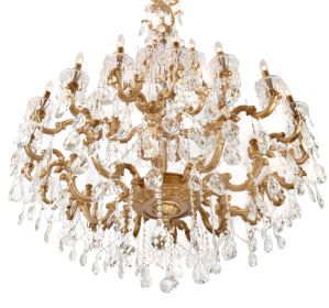 Riviera Grand Chandelier Gold