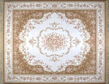 Aubusson Design Brown 9x11