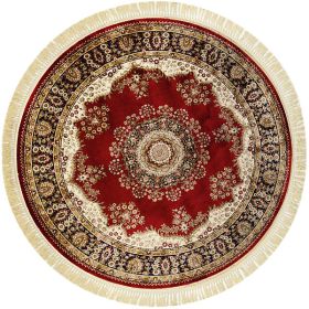 Kashan Design Red 7x7