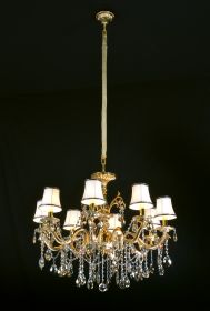 Brushed Gold Chandelier