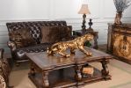 Bengal Tiger 38 Inch Long Antique Gold Finish