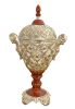 Valencia Stately Lidded Urn 23 Inches Tall