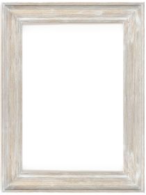 Misty Woods Frame 24x36 Distressed White Wash