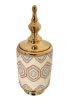 Moroccan Palatial Cannister with Removable Lid 22.8 Inches Tall