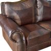 Botswana Croc and Leather Sofa Set of 3 (KIT)