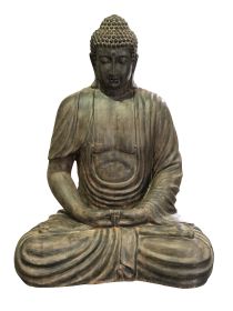 Sitting Buddha Black Earthy