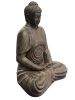 Sitting Buddha Black Earthy