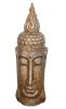 Long Buddha Head Glossy Gold Black