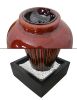 Red Bubbling Fountain With Base