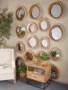 Suar Wood Accent Mirror