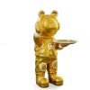 Cosmic DJ Astronaut Statue Gold