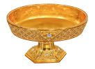 Golden Crystal Centerpiece Bowl