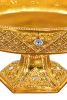 Golden Crystal Centerpiece Bowl