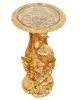 Golden Peacock Artistic Pedestal-Gold