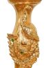 Golden Peacock Artistic Pedestal-Gold