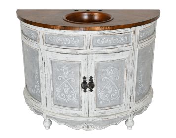 Cabo Blanco Peruvian Copper Top Vanity