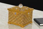 Jeweled Gold Table Box