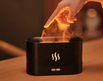 Aroma Diffuser Flame Light Mist Humidifier