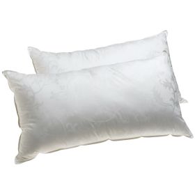 Set of 2 - King size Hypoallergenic Pillows with Gel Fiber Fill