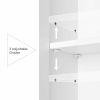 Modern 3-Door Wall Mounted Medicine Cabinet Bathroom Mirror Cupboard