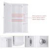 White Bathroom Wall Mounted Medicine Cabinet with Storage Shelves