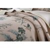 Full size 3-Piece 100-Percent Cotton Quilt Bedspread Set with Floral Birds Pattern