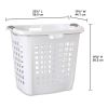 Set of 4 Heavy Duty Plastic Laundry Hamper Dirty Clothes Basket