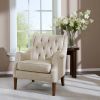 Button Tufted Accent Chair