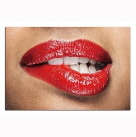 Oppidan Home &quot;Sensuous Red Lips&quot; Acrylic Wall Art (32&quot;H x 48&quot;W)