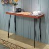 Console Table 35.4"x11.8"x28" Brown