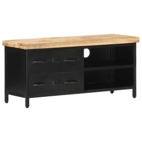 TV Stand 35.4"x11.8"x16.1" Rough Mango Wood