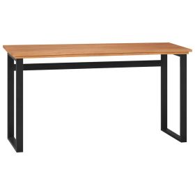 Desk 55.1"x17.7"x29.5" Solid Teak Wood