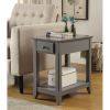 Bertie Side Table in Gray XH