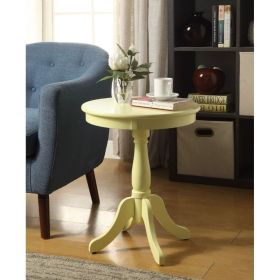 Alger Side Table in Light Yellow