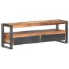 TV Stand 47.2"x11.8"x15.7" Solid Wood with Sheesham Finish