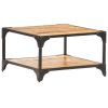 Coffee Table 23.6"x23.6"x13.8" Solid Mango Wood