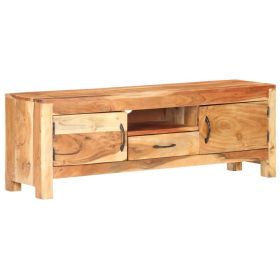 TV Stand 45.7"x11.8"x15.7" Solid Wood Acacia