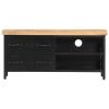 TV Stand 35.4"x11.8"x16.1" Rough Mango Wood