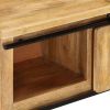 TV Stand 35.4"x13.8"x15.7" Solid Wood Mango