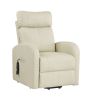 Ricardo Recliner w/Power Lift; Beige PU