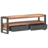 TV Stand 47.2"x11.8"x15.7" Solid Wood with Sheesham Finish