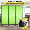 VEVOR Acoustic Room Divider 72" x 66" Office Partition Panel 3 Pack Office Divider Wall Tea Green Office Dividers Partition Wall Polyester & 45 Steel