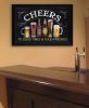 "Cheers" by Artisan Debbie Dewitt, Ready to Hang Framed Print, Black Frame