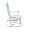 wooden porch rocker chair WHITE