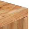 2 Piece Coffee Table Set Solid Acacia Wood