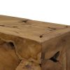 Coffee Table Teak Resin 35.4"x19.7"x11.8"