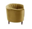 ACME Millephri Chair in Olive Yellow Velvet LV00165