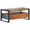 Coffee Table 39.4"x21.7"x17.7" Solid Reclaimed Wood