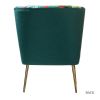 Thrace Side Chair with Metal Base